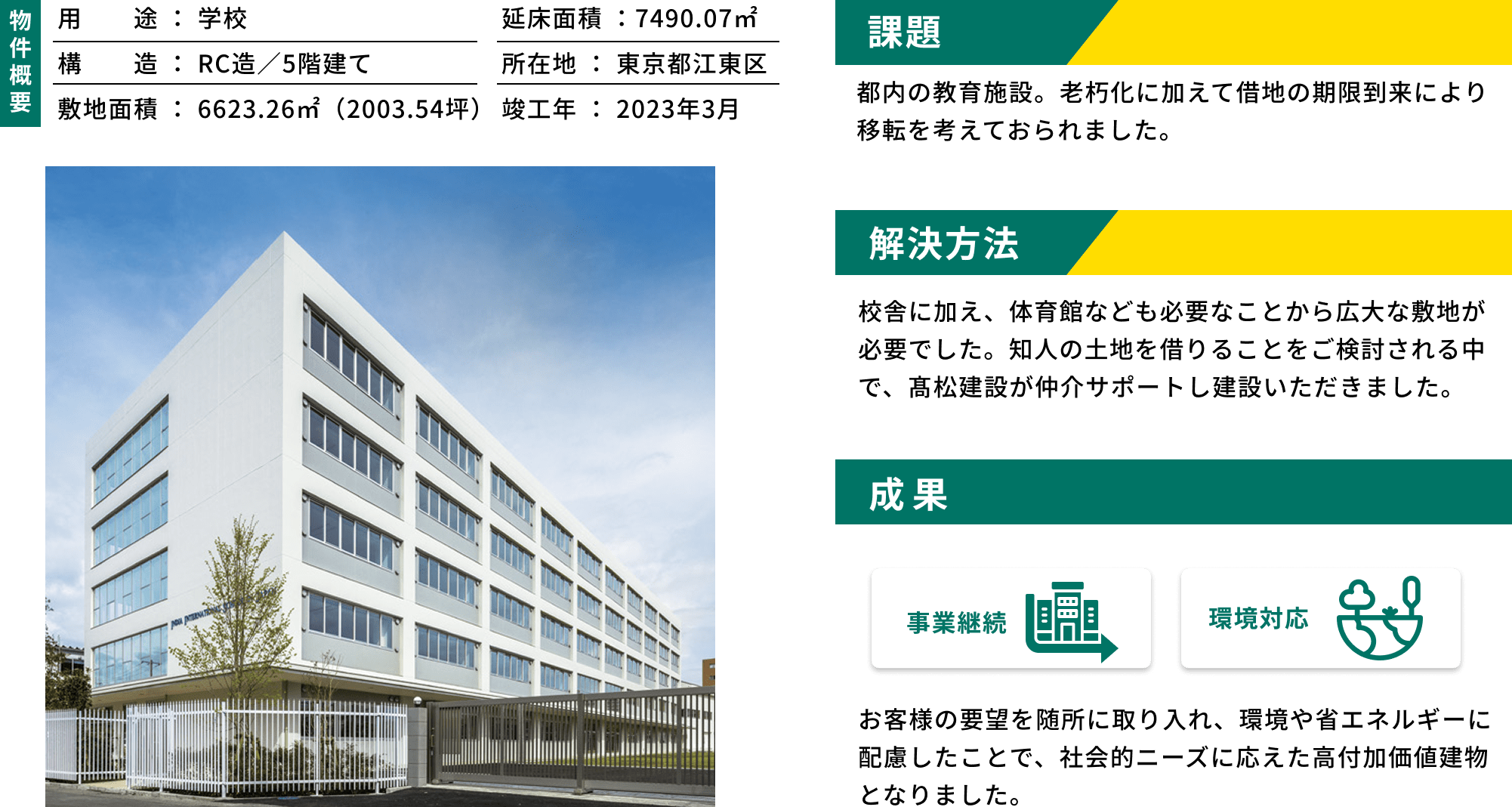 定期借地・新築移転